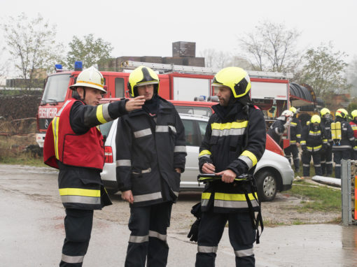 Feuerwehr Abschnittsübung in Breitensee