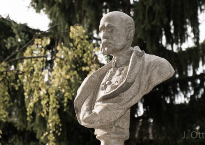 Enthüllung der Büste von Kaiser Franz Joseph I