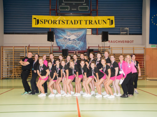 Cheerleader Regionalmeisterschaft im Sportzentrum HAKA-Arena in Traun