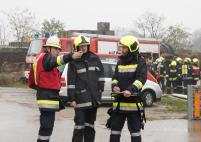 Feuerwehr Abschnittsübung in Breitensee